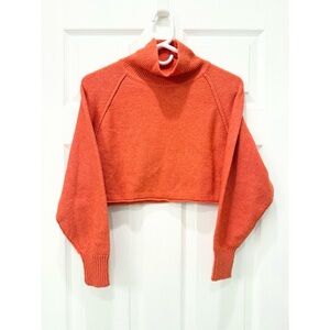 Urban Outfitters Kyla Cropped Turtleneck Sweater